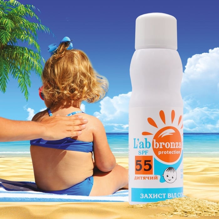 Емульсія дитяча L'ABBRONZATO захист від сонця SPF-55 спрей 200 мл