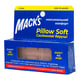 Беруши MACK`S Pillow Soft для взрослых защита от воды и шума до 30 дБ бежевые 2 пары