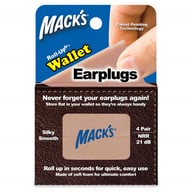 Беруши плоские MACK`S Roll-Ups Wallet Earplugs защита от шума до 16 дБ 4 пары