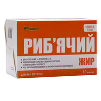 Рыбий жир AN NATUREL (1000 мг рыбьего жира) 60 капсул