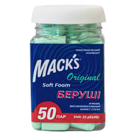 Беруши MACK`S Soft Foam Original защита от шума до 32 дБ 50 пар