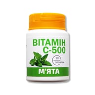 Витамин С-500 со вкусом мяты 30 таблеток