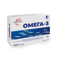 Омега 3 Исландия (1000 мг Омеги 3) 100 капсул в блистере
