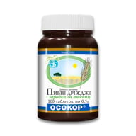 Дрожжи пивные ОСОКОР с зародышами пшеницы 100 таблеток
