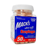 Беруши MACK`S Ultra Safe Sound защита от шума до 32 дБ бежевые 50 пар