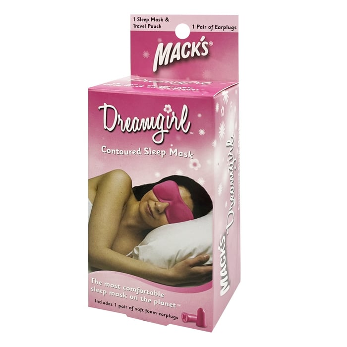 Маска для сну рожева Shut-Eye Shade Dreamgirl з берушами і дорожнім мішком