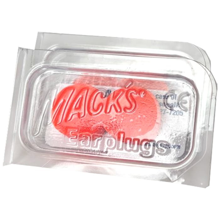 Беруши MACK`S Pillow Soft для детей защита от воды и шума до 22 дБ оранжевые 200 пар
