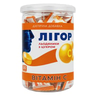 Леденцы ЛИГОР с сахаром Витамин C 50 шт