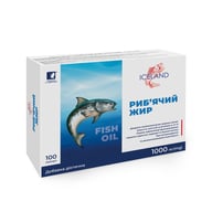 Рыбий жир Исландия (1000 мг рыбьего жир) 100 капсул