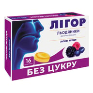 Леденцы ЛИГОР без сахара лесные ягоды 16 шт
