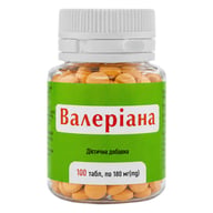 Валеріана заспокійливий засіб 100 таблеток